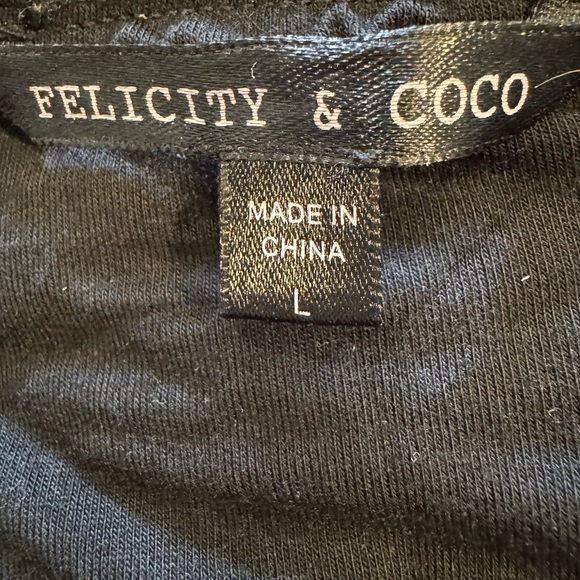 Felicity & Coco Black and Cream strapless Maxi Dress - Picture 2 of 2